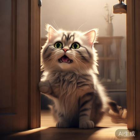 猫咪挠门原因多