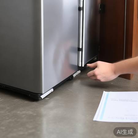 冰箱安装，注意水平与门铰链