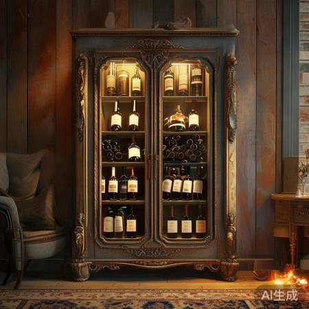 复古酒柜，家居新宠