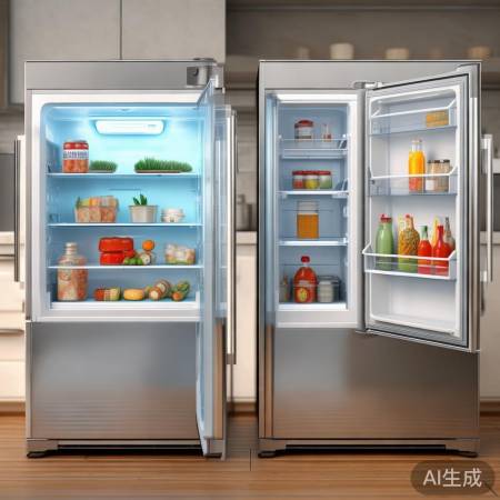 冷藏冰箱不插电食物易变质，冰冻