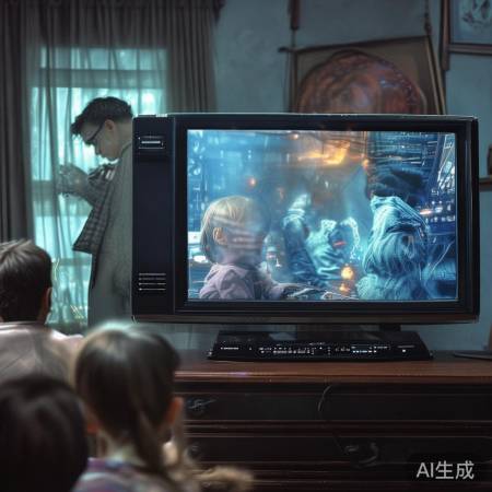 邻居电视播你节目