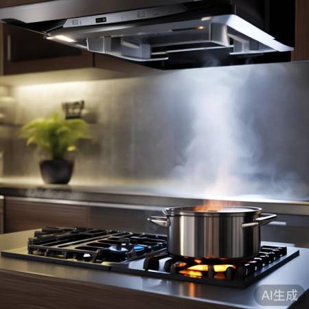 集成灶火力强，油烟排放快