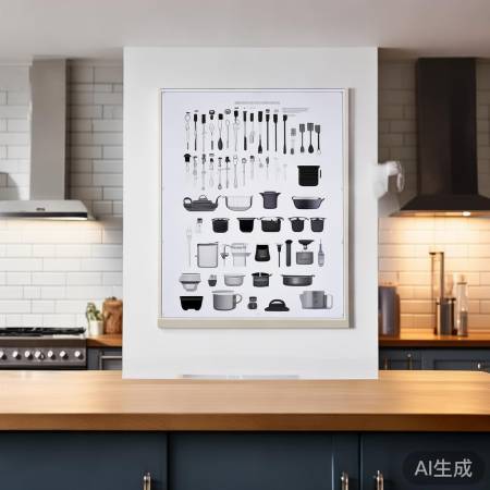 对照表贴墙，烹饪更便捷