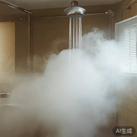 电热水器洗澡雾气多，热水蒸发遇