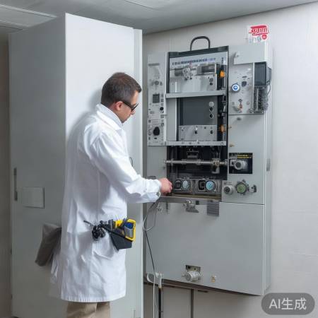 壁挂炉调试，检查部件。