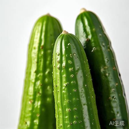 新鲜光滑黄瓜