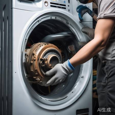 洗衣机离合器生锈维修教程