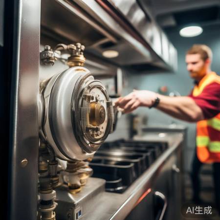 关闭燃气阀门，确保安全