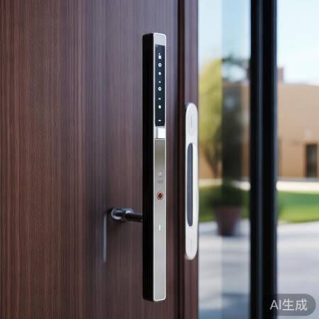 新锁首选指纹锁，守护家园。
