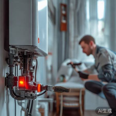 壁挂炉气路堵塞报警