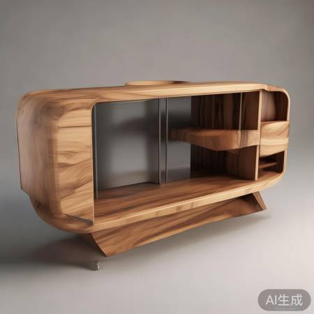 现代简约红酒柜设计,自然舒适。