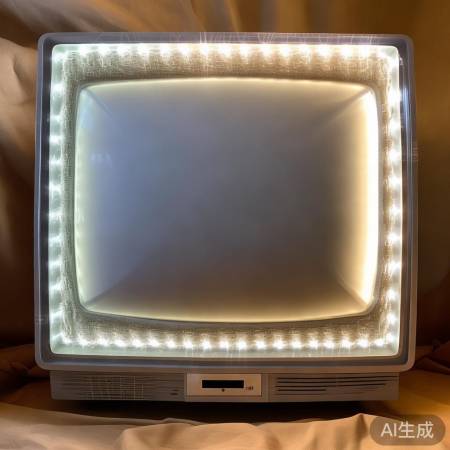 灯光布景,生动电视机道具