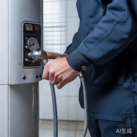 壁挂炉加水完成