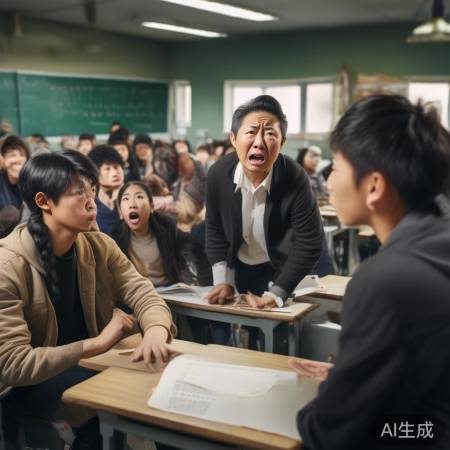 教师遭羞辱，网友热议教养问题