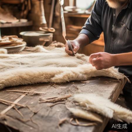 羊脱衣之谜：羊皮制品制作