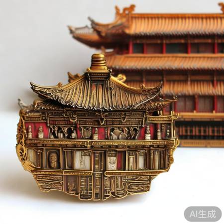 佛光寺大雄宝殿冰箱贴
