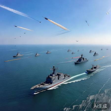 黄海南部禁航：军事演习大动作