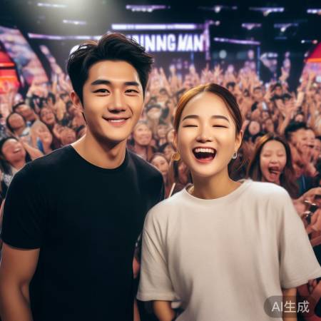 跑男新组合，李孟子义同框